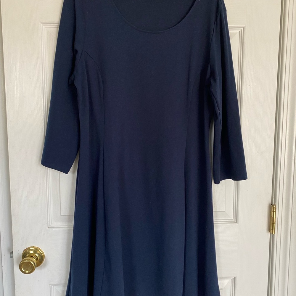 Old Navy Dress Navy Blue Long Sleeve XL